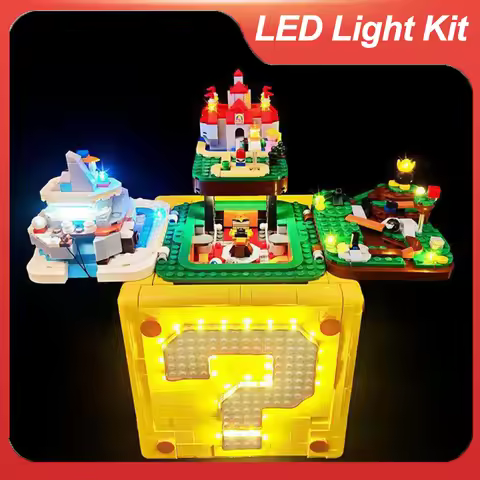 LED Light Set For 71395 Super Mario 64 Question Mark Block compatible 6998 (Only LED Light, NOT Incl