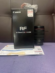只係試過 買咗幾日 全套有盒 (香港行貨 差唔多一年保養) Canon RF 24-70 24-70mm F2.8 Eos R R5 R6 R3 Use