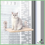 [ Foldable Cat Window Perch Cat Window Hammock Metal Frame Support Cat Shelf Pet Cat Bed for Viewing Large Cats Napping