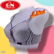 J539 Golden Nick Bra for Teenagers, Thin Foam, No Wire, Cup B, Size 32 34 36 38, Two Hooks