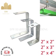 🔥Ready Stock🔥2"x 2"/ 3"/ 4" inch Metal Trunking Bracket  C Bracket / U Bracket For cable trunking