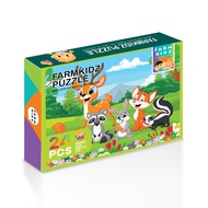 (wonder game) : FK3-BOX Jigsaw 24PCS-E : Farmkidz Puzzle BOX 24PCS (FK3-PZB-MIX20-E) : W15.4xH11.7xS
