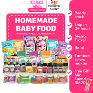 IZZLY BABY FOOD HOMEMADE NATURAL 6 BULAN KEATAS TANPA GULA GARAM DAN PERASA TAMBAHAN MUDAH DISEDIAKA