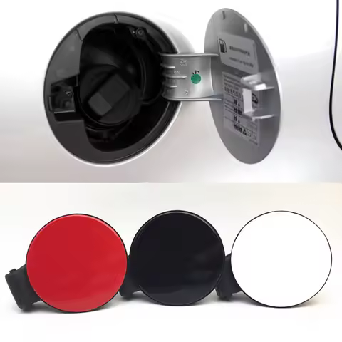 For VW Polo 2011-2018 Fuel Tank Cover Outer Tank Cap Oil Filler Flap Lid Covers Black White Red