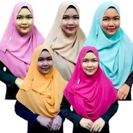 [CLEARANCE STOCK] INSTANT SHAWL 2 LOOP 2 MUKA 2 KALI SARUNG EVA