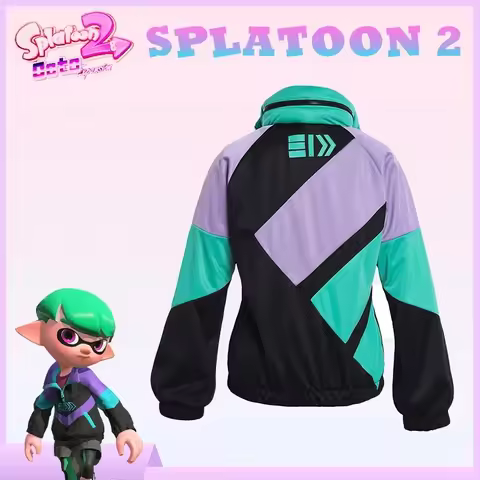 ▨♨◐Anime Legend Game Splatoon 2 Vintage Cosplay Costume Top Adult Unisex Casual Pullovers Sweatshirt
