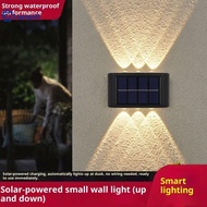 Legogoll 4-10 LED Solar Lamp Outdoor Waterproof Wall Lights For Garden Yard Decor Landscape Up And D