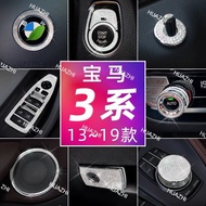 For BMW 3 Series 318i 320i 325i Steering Wheel Badge Emblem Sticker Interior Decoration Accessory