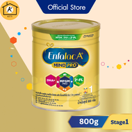 เอนฟาแล็ค เอพลัส มายด์โปร DHA+ MFGM โปร วิท 2'-FL สูตร 1 นมผงดัดแปลงสำหรับทารก 800 ก. รหัสสินค้า BIC