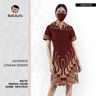 Batik Keris Sackdress Lengan Pendek Parang Anom KOmb Tirtotejo