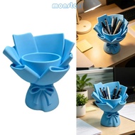 Mon Multicolor 3D Print Floral Pen Holder  Ideal For Organizing Desk Supplies