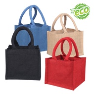 Jute Bag Material Jute Size 16cm (H) x 18cm (L) x 18cm (W)