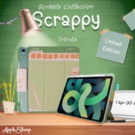 [Trifold Scribble] เคสแท็บเล็ตสำหรับ iPad Limited Edition สำหรับ iPad 9.7 gen6/10.5/10.2 gen7/gen8/gen9/10.9 Air4/Air5/1