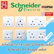 Clipsal(Schneider ) /MK 13A /15A  Air-con power socket/ single / Double