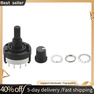 3P4T 3 Pole 4 Position Single  Band  Rotary Switch w Knob