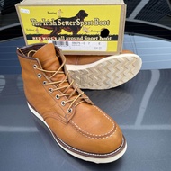 ส่งฟรี 7us 25cm 🇺🇸 RedWing’s limited 9875 Irish Setter Moc Toe BootGold Russet Sequoia มือสอง แท้