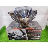 LC135 V1  ZHIPAT LED Head lamp  100% ORIGINAL Lampu Depan zhi pat [FREE Carbon Upper Cover &amp; Smoke Cowling Visor]