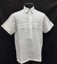 Gusot Mayaman POLO BARONG (2 MITERAND) White