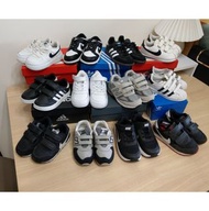 經典必備男寶女寶嬰幼兒12~13公分全白Nike黑白Vans簡約adidas學步鞋/運動鞋/板鞋
