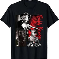 A Nightmare on Elm Street T-Shirt Freddy Kruger Official Horror Movies Thick Fabric 220gsm Vintage S