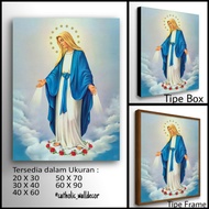 Catholic wall decoration picture of Our Lady 20x30cm 30x40cm 30x40cm 40x60cm 50x70cm 60x90cm pictbox
