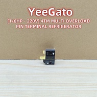 [1/6HP] 4TM MULTI OVERLOAD PIN TERMINAL REFRIGERATOR FREEZER PROTECTIVE COMPRESSOR STARTER / PERLIND
