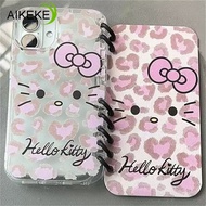 Pink Leopard Print Flip Phone Case For Samsung Galaxy S26 S24 S22 Ultra S21 S20 FE A56 A36 A16 F14 M