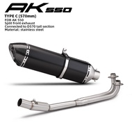 For AK550 KYMCO AK550 Motorcycle Exhaust Systems Motocross Escape Moto