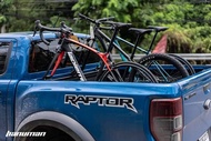 แรค Hanuman Rack แบบยึดหูแมคลายเนอร์ พร้อมหัวจับ 3in1 2หัว สำหรับท้ายรถกระบะ ยาว 150cm