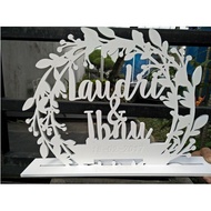 Standing Decor 40X40cm Wood