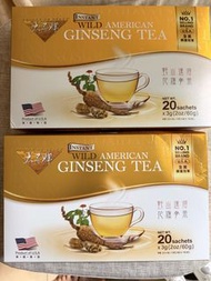 (包郵)太子牌野山花旗參速溶茶 20包/盒