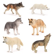 Wolf Figure Toy Forest Animal Wolf Figure, Realistic Arctic Wolf Animal Set Toy, Birthday Gift Party