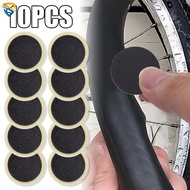 10Pcs Bicycle Tire Repair Patch Glue-Free Adhesive Quick Repairing Tyre Protection Patch for Mountain Road Bike Inner Tyre Repair Pads