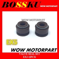 EX5 VALVE SEAL SET 2PCS EX5 SEAL VALVE HONDA EX5 DREAM WAVE 100 BAU SEAL EX5 VALVE SEAL EX5 BOSSKU 1