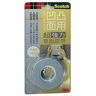 【文具通】3M Scotch 凹凸面專用強力雙面泡棉膠帶V1803 18mm x 5m E1030434