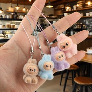 Flocking Rag Cloth Keychain Pendant Rag Cloth Doll Bag Pendant Creative Small Gift Pendant