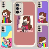 M-40 Gravity Falls Mabel Pines White Casing for OPPO A93 A54 A16E A15 F17 Pro A35 Reno 4F A15s 4 Lit