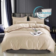 G9 1800Tc Ice Silk Bedsheet Super King 6in1 | No Comforter | Cadar Sejuk Bedding Fitted Bedsheet