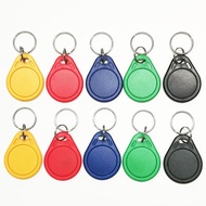 10 Chiếc Thẻ Móc Khóa NFC Ntag213 13.56 MHz ISO14443A Keyfobs RFID Với Chip Ntag 213 Tương Thích Với