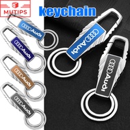 Audi Metal Alloy Key Ring Laser Engraving Custome Car Logo Keychain Simple Key Chain For A3 8l 8Y A1