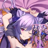 Game Keqing Genshin Impact Dakimakura Pillow Case Japanese Pillow Cushion Cover