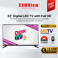 SAMView Digital LED TV FHD 1080I MYTV DVB-T2 Ready (32")