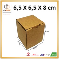 Cardboard Size 6.5x6.5x8 cm....Die Cut cake box, snack - accessories - etc. pizza box model
