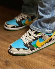 💥現貨💥 限量爆款高顏值收藏級 Ben&Jerry's 牛奶冰淇淋聯名 Nike SB Dunk Low Chunky Dunky | 奶牛紋撞色設計 | 復古低幫滑板鞋 | 男女同款情侶百搭休閒潮鞋