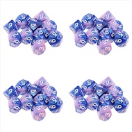 (LAA1) 40Pcs 10 Sided D10 Polyhedral Dices Numbers Dials Desktop Table Board Game PXPFStyle 2