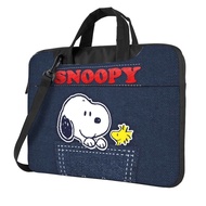 Snoopy Thickened oxford cloth laptop bag with thick lining and adjustable shoulder strap 13in/14in/1