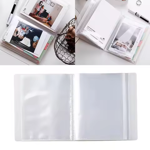 A6 Information Booklet Waterproof 4x6 Clear Photo Album With 40 Pockets & Large Capacity A6 Informat