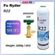 1KG/1000G Fu Ryder R22 R-22 Refrigerator Fridge Refrigerant/Car Aircond Air Cond Conditioner Refill 