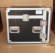 NTS SC-R12U แร็คไม้ 3 ฝา ลึก 24" สูง 12U ด้านบนวางมิกซ์ พร้อมล้อ