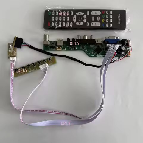 TV Controller board kit HDMI-compatible for B140XW01 B140XTT01.0 B140XW01 V9/V8 1366x768 14" RF USB 